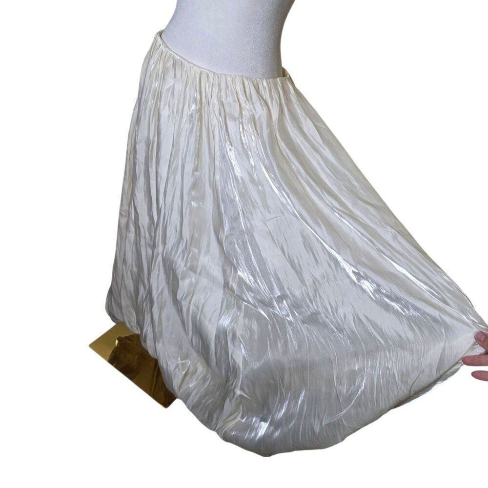 Lacemade Curve Plus White Butterfly Flora Bubble Skirt Womens Size 3XL Ivory New - Picture 2 of 7